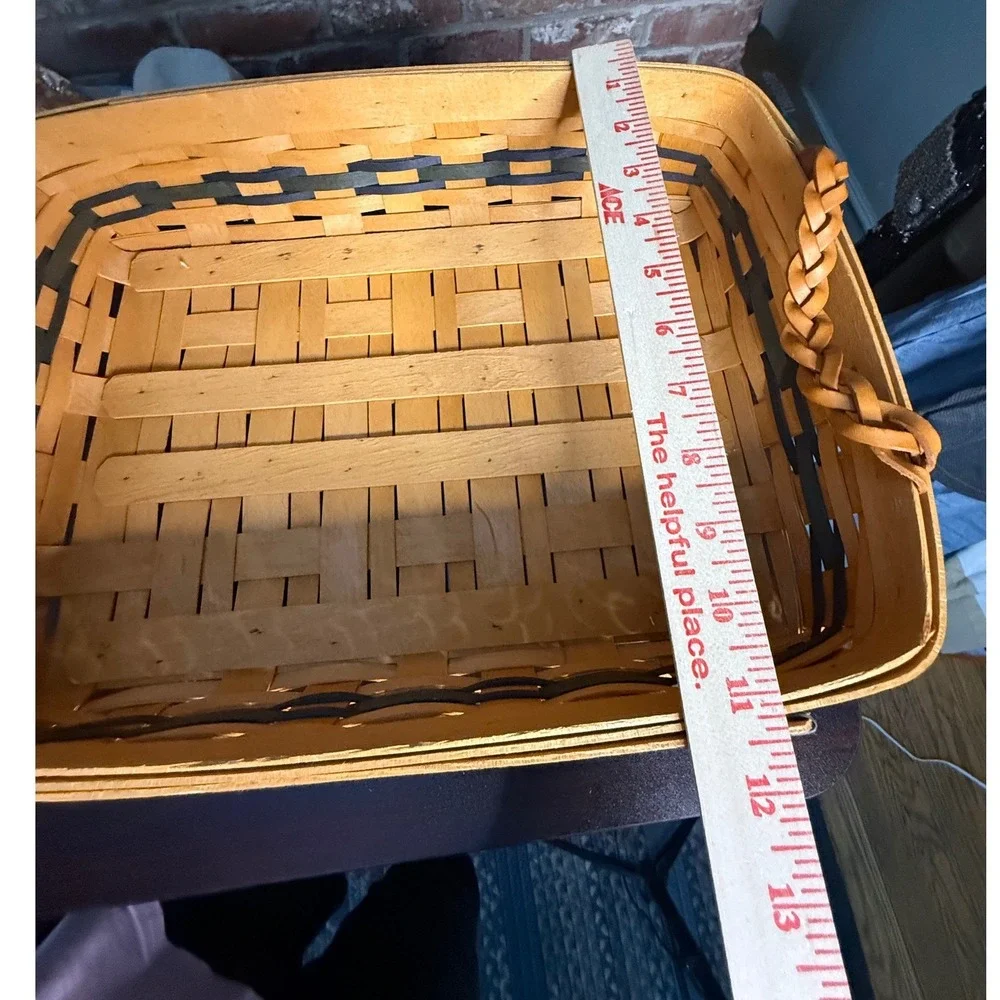 Longaberger 1996 Collectors Club Hostess Serving Tray Basket and Liner